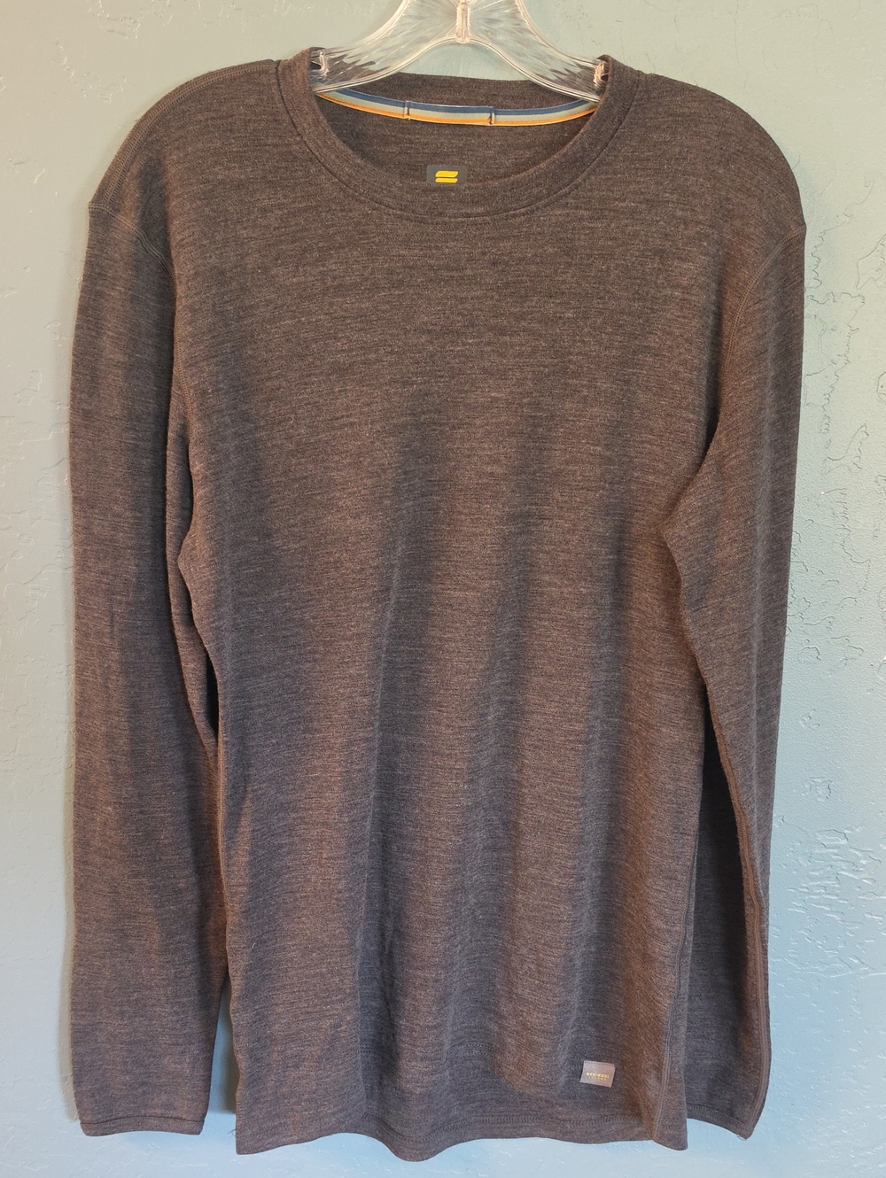 Meriwool 250 Base Layer Men's Long-Sleeve Crewneck Shirt in Grey Heather